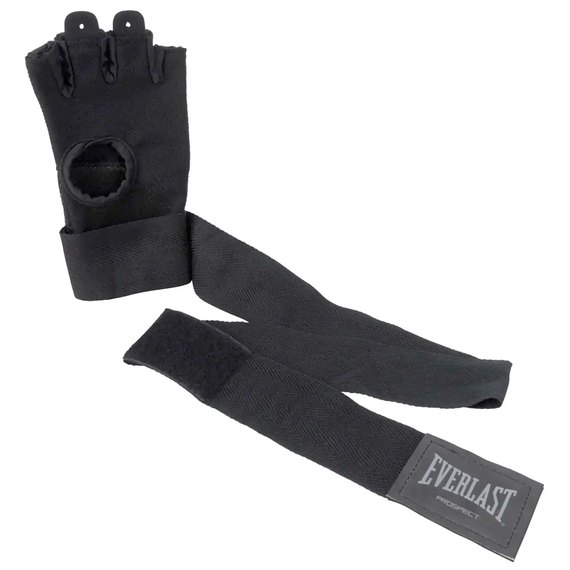 Бинти-рукавички Everlast Prospect Quick Wraps чорний/сірий S/M (P00002985), Розмір: S/M, зображення 4