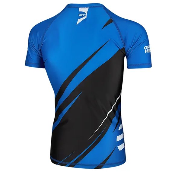 Футболка для MMA Green Hill Rush Guard IMMAF L синяя RGI-4021, Размер: L, Цвет: Синий, изображение 2