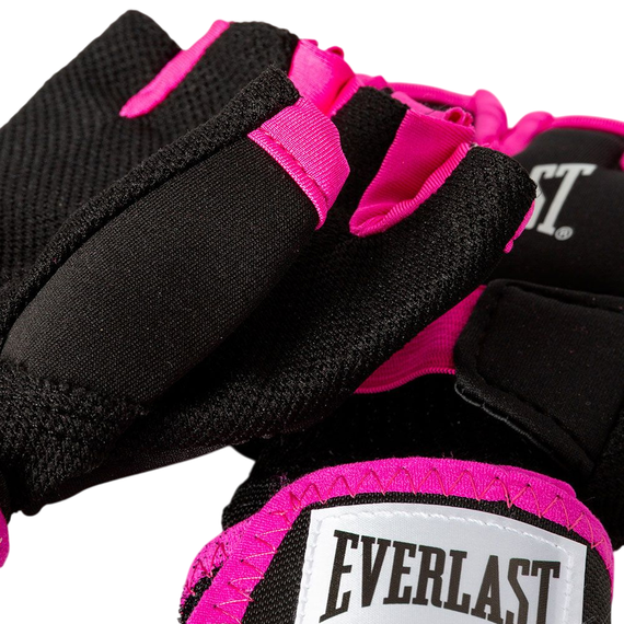 Бинти-рукавички Everlast Evergel Hand Wraps чорний/рожевий S/M (P00000736), Розмір: S/M, зображення 4