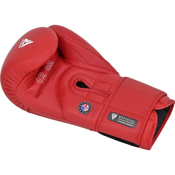 Боксерские перчатки RDX AS2 Red 10 унц (BGR-AS2R-10OZ), Вес: 10 унций, Цвет: Красный, изображение 4