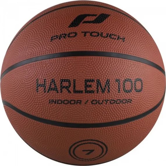 Мяч баскетбольный Pro Touch Harlem 100 коричневый/черный size 7 (81051525)
