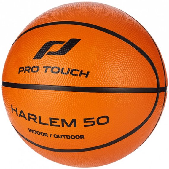 Мяч баскетбольный Pro Touch Harlem 50 черный/оранжевый size 7 (80975474)