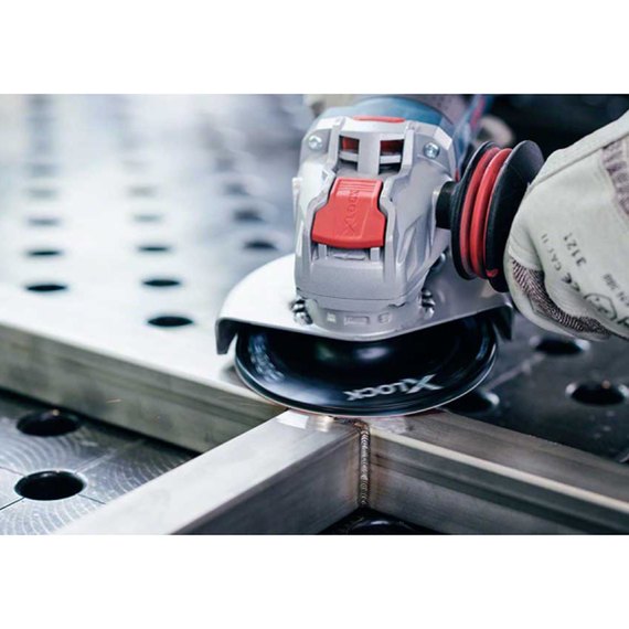 Фибровый шлифовальный круг Bosch Best For Metal X-LOCK PRO R574, 125 мм, G 120, для угловых шлифмашин (болгарок) (2608619164), изображение 3