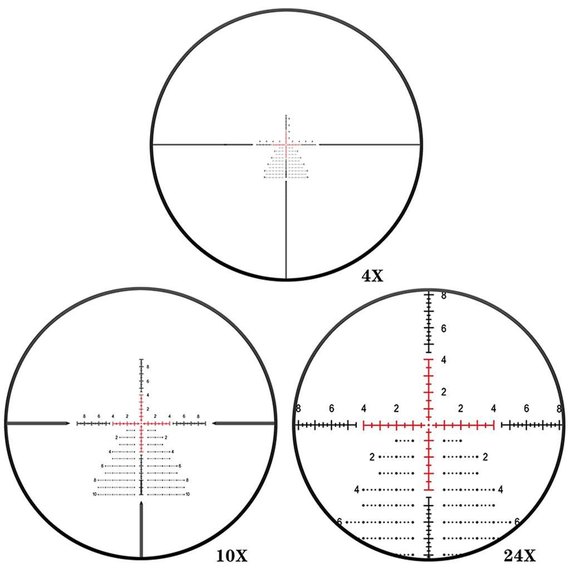 Оптический прицел Discovery Optics HD GEN2 4-24x50 SFIR FFP Zero-Stop (34 мм, подсветка) Z14.6.31.094, изображение 8