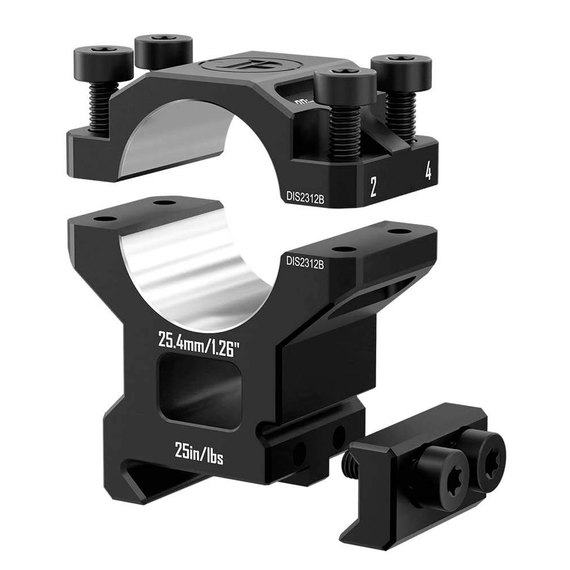 Кольца Discovery Scope Mount Rings 6061 Series 25.4 мм Medium на Picatinny (M240602), изображение 7