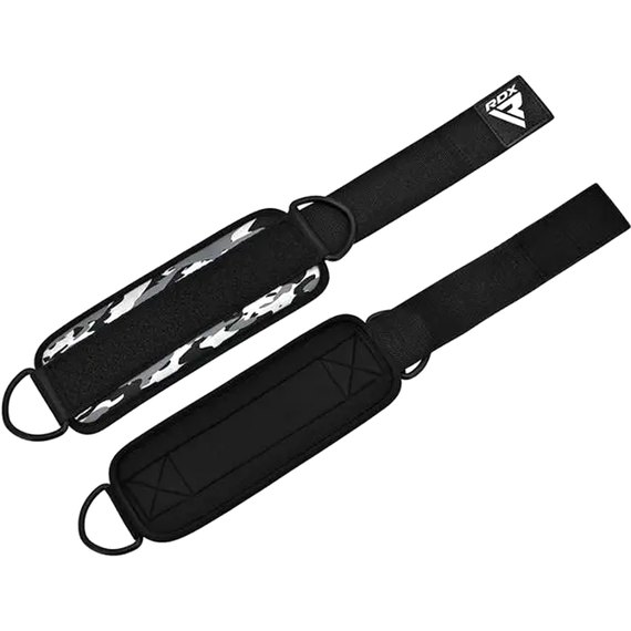 Манжеты на щиколотку RDX A4 Gym Ankle Pro Camo Gray Pair (WAN-A4CG-P), Цвет : Серый, изображение 2