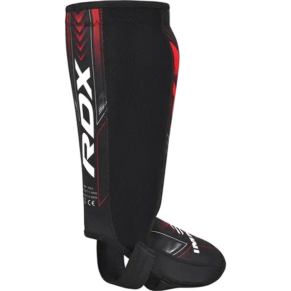 Защита голени и стопы RDX Neoprene Shin Instep IMMAF-1 Red L (SGN-IMF-1R-L), Размер: L, Цвет: Красный, изображение 5