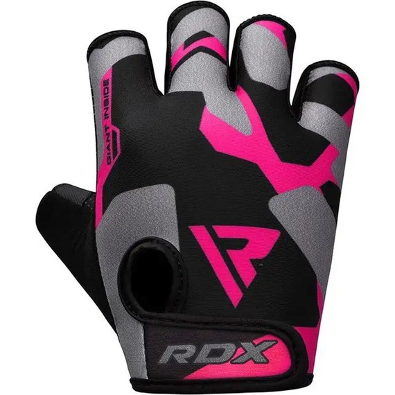 Перчатки для фитнеса RDX F6 Sumblimation Pink M (WGS-F6P-M), Размер: M, Цвет: Чёрный/Розовый, изображение 4