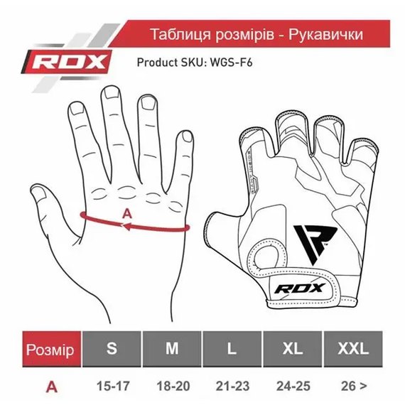 Перчатки для фитнеса RDX F6 Sumblimation Pink S (WGS-F6P-S), Размер: S, Цвет: Чёрный/Розовый, изображение 5