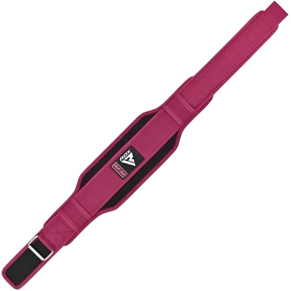 Пояс для тяжелой атлетики RDX RX5 Double Belt неопреновый Pink S (WBD-RX5P-S), Размер: S, Цвет: Розовый, изображение 6