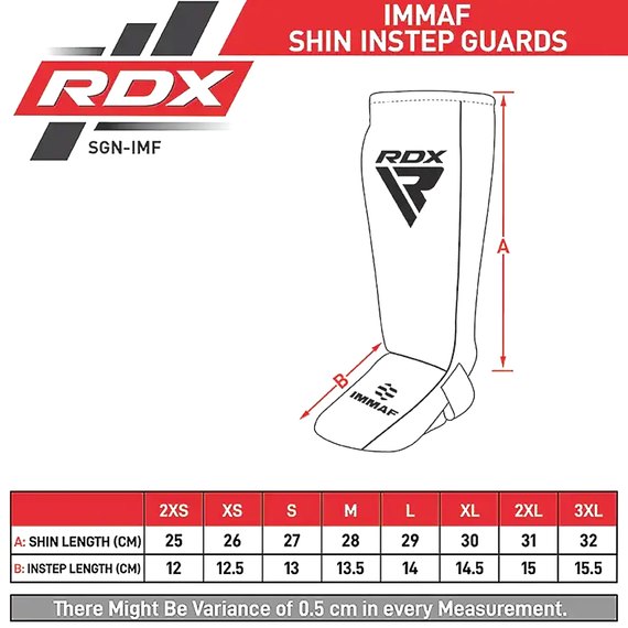 Защита голени и стопы RDX Neoprene Shin Instep IMMAF-1 Blue S (SGN-IMF-1U-S), Размер: S, Цвет: Синий, изображение 7