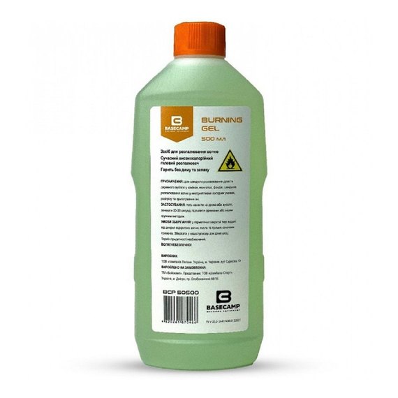 Гель для розжига BaseCamp Burning Gel, 500 ml (BCP 50500), изображение 2
