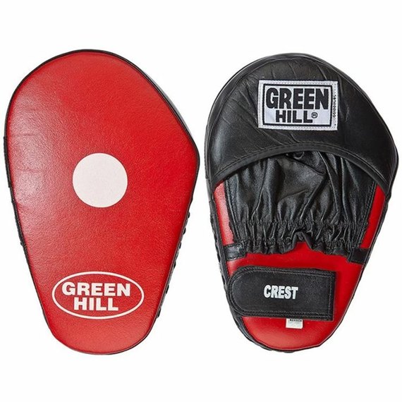 Лапы боксерские Green Hill Crest кожа FMS-5005, изображение 2