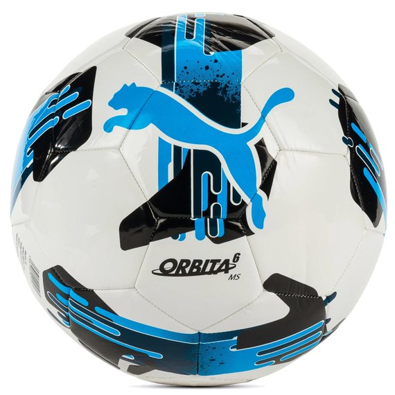 Мяч футбольный Puma Orbita 6 MS белый/синий size 4 (084335-05)