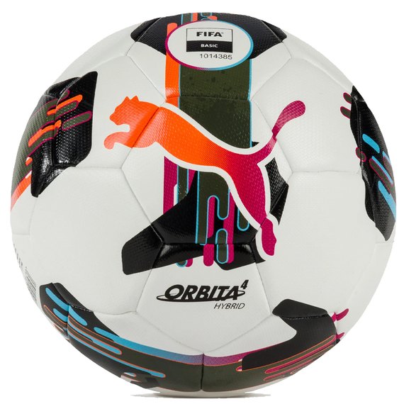 Мяч футбольный Puma Orbita HYB FIFA Basic S4 белый size 4 (084327-01)