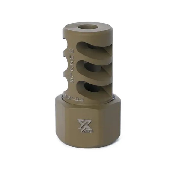 Дульне гальмо-компенсатор Xgun Muzzle кал. 30 (7.62 мм). Різьба 5/8″-24 coyote (3389.00.05), Колір: Койот, зображення 2