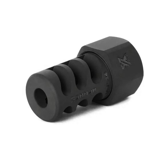 Дульный тормоз-компенсатор Xgun Muzzle кал. 30 (7.62 мм). Резьба 5/8″-24 black (3389.00.04), Цвет: Чёрный