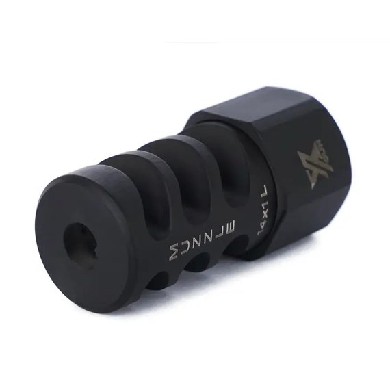 Дульный тормоз-компенсатор Xgun Muzzle кал. 5.45 мм (РПК). Резьба М14х1LH black (3389.00.20), изображение 2