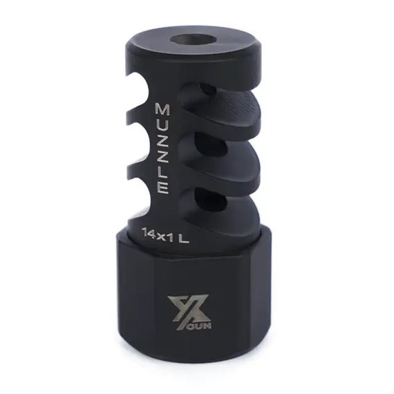 Дульный тормоз-компенсатор Xgun Muzzle кал. 5.45 мм (РПК). Резьба М14х1LH black (3389.00.20)