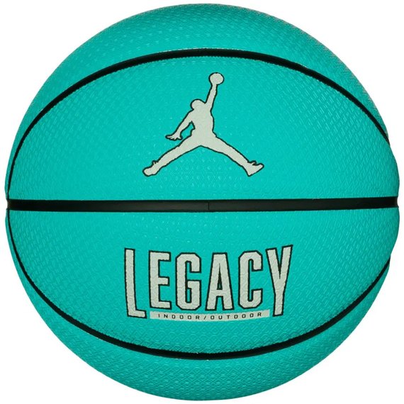 Мяч баскетбольный Nike Jordan Legacy 2.0 8P Deflated Hyper Jade/Black/Barely Green/Black size 7 (J.100.8253.353.07)