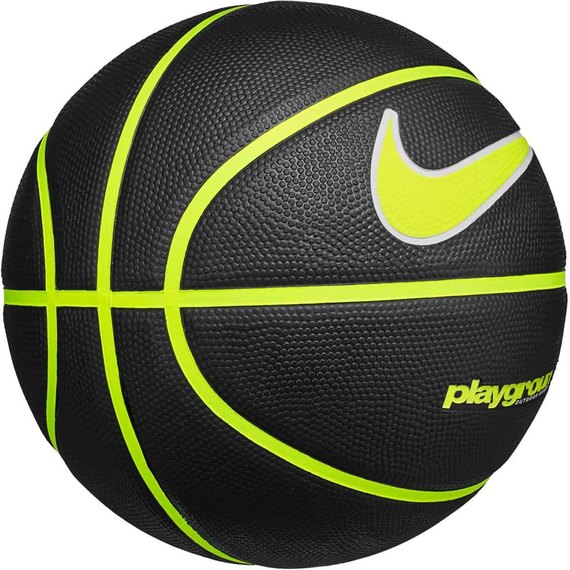 Мяч баскетбольный Nike Everyday PlayGround 8P Graphic Deflated Black/Volt/White size 5 (N.100.4498.044.05), Размер: 5, изображение 2