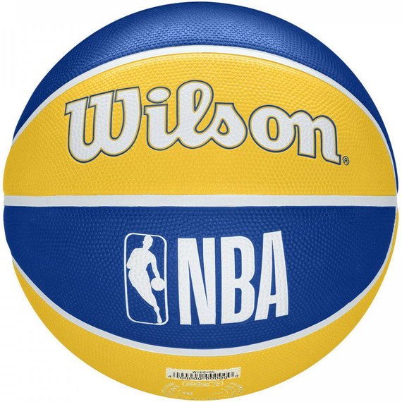 Мяч баскетбольный Wilson NBA Team Tribute GS Warriors 295 size 7 (WTB1300XBGOL), изображение 2
