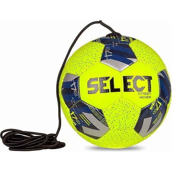 Мяч футбольный тренажер Select Street Kicker v24 желтый/синий size 4 (099487-556)