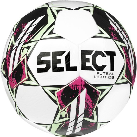 Мяч футзальный Select Futsal Light DB v22 белый/зеленый size 4 (106146-389)
