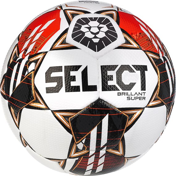 М'яч футбольний Select Brillant Super FIFA (HS) v23 білий/червоний size 5 (361597-042)