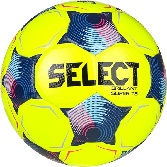 М'яч футбольний Select Brillant Super FIFA TB v25 жовтий/синій size 5 (361500-552), Колір: Жовтий/Синій