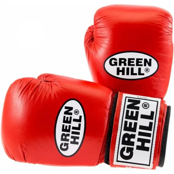 Боксерські рукавички Green Hill Punch 2 12 унц червоні BGP-2007, зображення 2