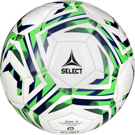 М'яч футбольний Select FB Classic v25 білий/зелений size 4 (099489-004), Розмір: 4, Колір: Білий/Зелений, зображення 2