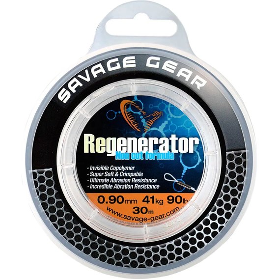 Поводковый материал Savage Gear Regenerator Mono 30m 0.50mm 32lb/14.5kg Clear (54839)
