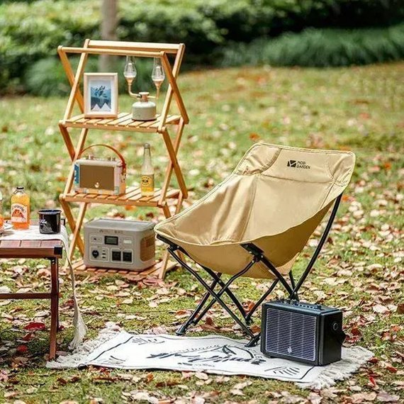 Кресло раскладное Mobi Garden Yq Chair NX22665001 black (6941870580244), изображение 5