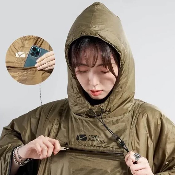 Спальный мешок-пончо Mobi Garden CL style NX21562017 sand (6926767316250), изображение 12