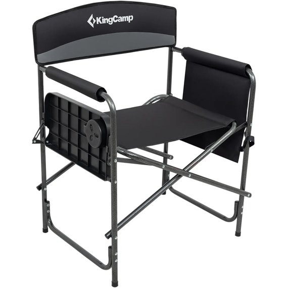 Стул раскладной KingCamp ASH Black/Grey (KC1904_BLACK/MEDIUMGREY), Цвет : Чёрный/Серый, изображение 4