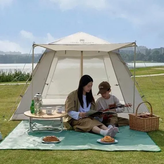 Килимок для пікніка Mobi Garden Diamond 200 NX23663019 green (6941870597167), зображення 2