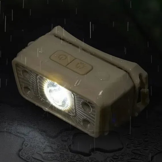 Налобний ліхтар Mobi Garden Zero 1200 NX23673006 sand (6941870588714), зображення 7