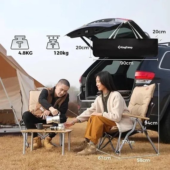 Кресло раскладное KingCamp Mangrove Khaki (KC2432_KHAKI), изображение 10