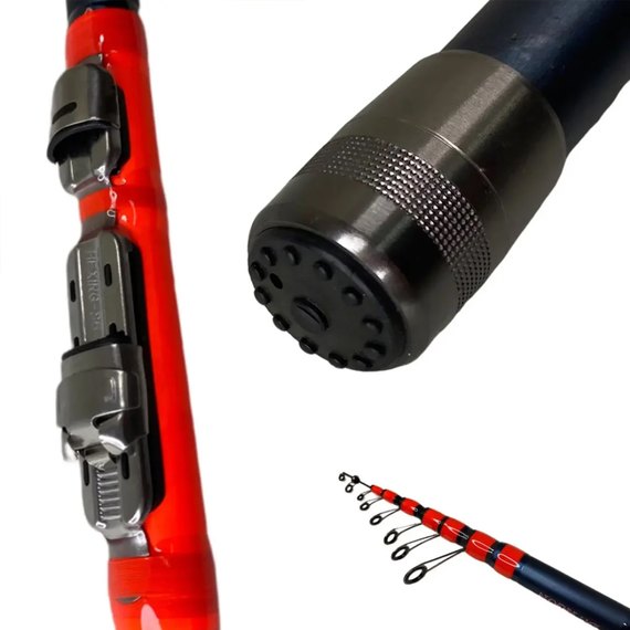 Удилище болонское Gladiator Good Toughness ROD с/к карбон 5м тест 10-40г (GT-500з/к), изображение 3
