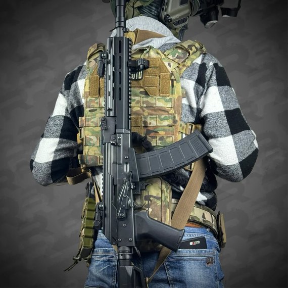 Ремень оружейный Ragnarok трёхточечный с усиленным карабином (койот) HEL-CARBINE-K, Цвет : Койот, изображение 8
