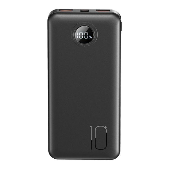Повербанк XO PR238 USB-C 20W/USB-A 22.5W 10000 mAh Black (6920680855520), зображення 3