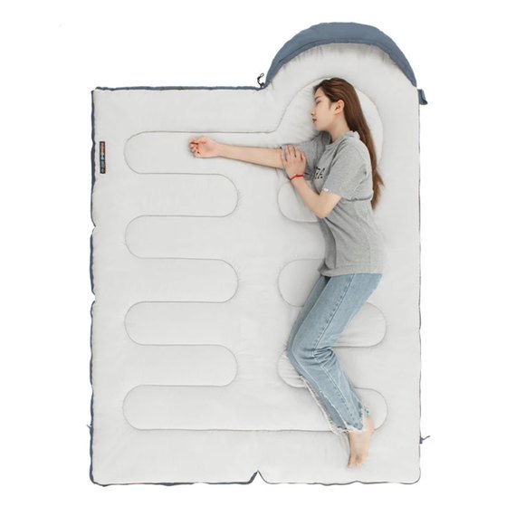 Спальный мешок Naturehike Y150 NH21MSD08 левый темно-синий (6976507663878), изображение 2