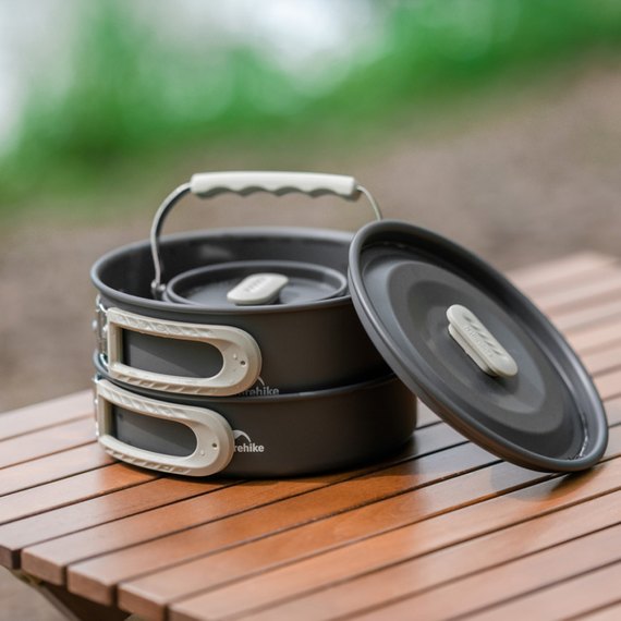 Набір туристичного посуду Naturehike CNK2450CF010 алюміній (6976507663304), зображення 8