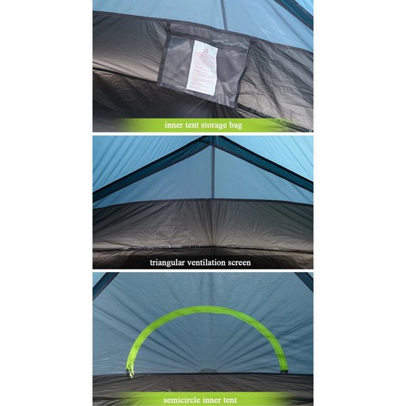 Палатка двухместная Naturehike Tagar NH17T180-J темно-синий (6927595716182), изображение 4