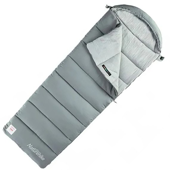 Спальний мішок Naturehike M180 NH20MSD02 правий сірий (6975641886600), Сторона застібки: Права