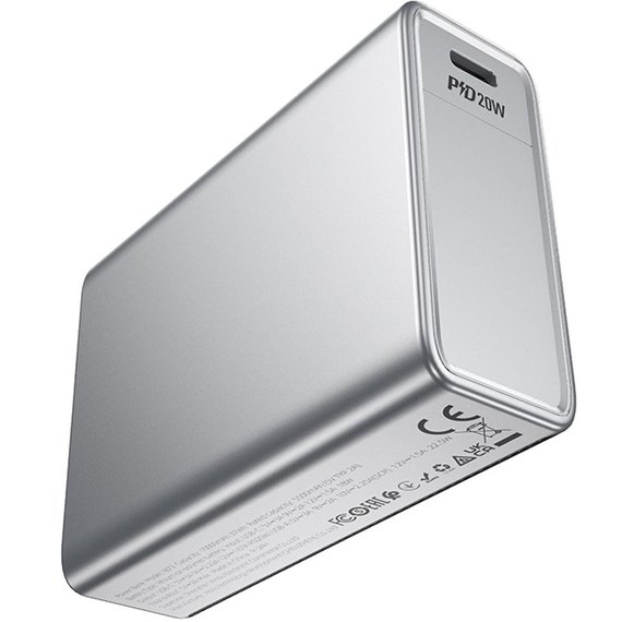 Повербанк Borofone BJ72 Energy 22.5W+PD20W 10000 mAh Grey (6941991117596), изображение 5