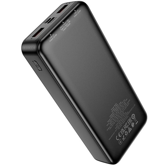Повербанк HOCO J136A Sirui 22.5W+PD20W 20000 mAh Black (6942007634830), Цвет : Чёрный, изображение 4