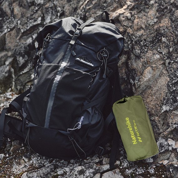 Надувний килимок Naturehike CNK2450WS014 196 см з мішком для надування, зелений (6976023926778), зображення 6