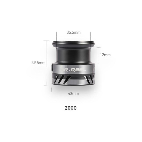 Котушка Gladiator Mr.Reel FT2000 15+1 Black 5.2:1 (FT2000FD), Типорозмір : 2000, зображення 3